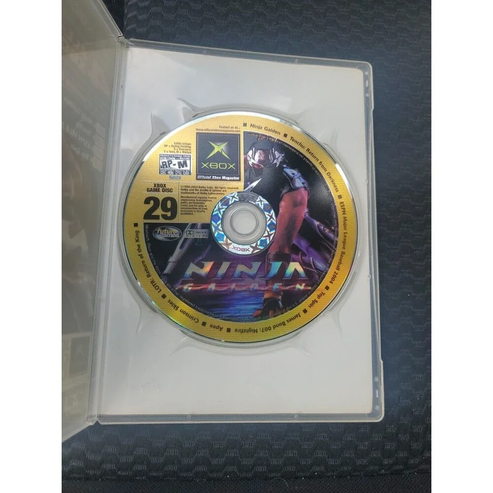 Xbox Game Disc 29 Ninja Gaiden Demo Original Microsoft Xbox Original